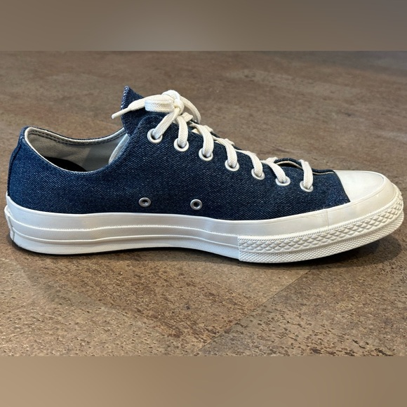 Converse Chuck Taylor Oxford. Custom blue denim. Men’s 10 EUR 44.  Gently used. - Picture 5 of 10